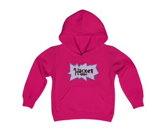 Hacker Youth Heavy Blend Hooded Sweatshirt