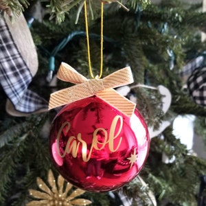 Personalized Christmas Ornament, custom Christmas ornaments, Christmas shatterproof ornaments, Christmas tree ornaments, ball ornament