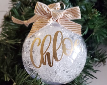 Personalized Christmas ball ornament, custom Christmas ornaments, Christmas shatterproof ornament, Christmas tree ornaments, Ball ornament