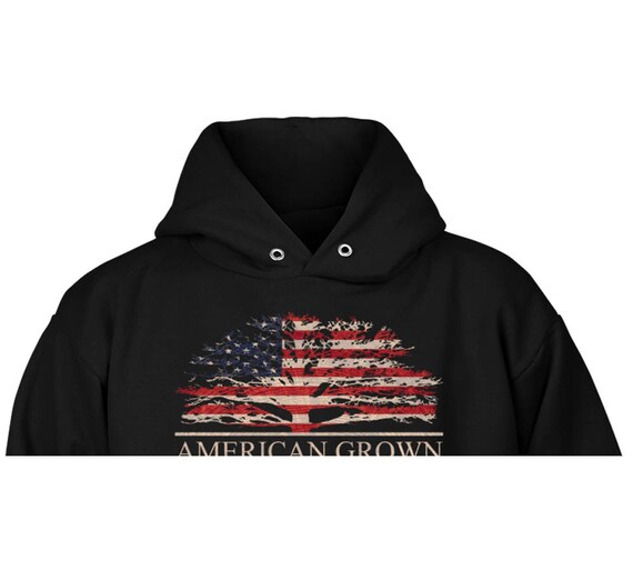 Tenacitee Unisex American Grown with Malagasy Roots Sweatshirt Tenacitee Unisex American Grown with Malagasy Roots Sweatshirt