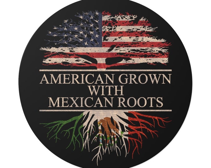 American Grown With Mexican Roots Sticker Transparent - Etsy