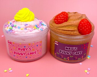max und ruby bunny Kuchenschleim Bündel | perfekt für Anfänger | diy slime kit | cremig flauschige Slimes