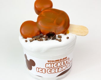 Micxey ice cream bar slime | diy clay slime | butter slime | slime shop