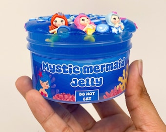 mystische Meerjungfrau Jelly Slime | klarer Jelly texturierter Schleim | duftender Schleim | Perfekt für Anfänger