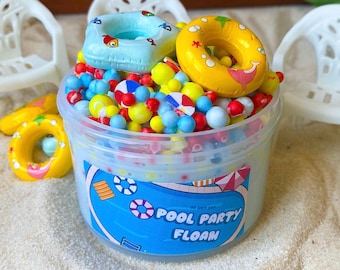 Slime floam per feste in piscina / Slime da 7 oz / Slime croccante / Slime floam denso e lucido / Perfetto per principianti