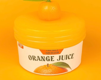 orange juice slime | thick and glossy slime | putty slime | clear slime | milky slime