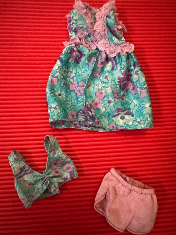 Barbie / Mattel Vintage Fancy Frills Underwear / Nightie Doll Clothes /  Outfit 