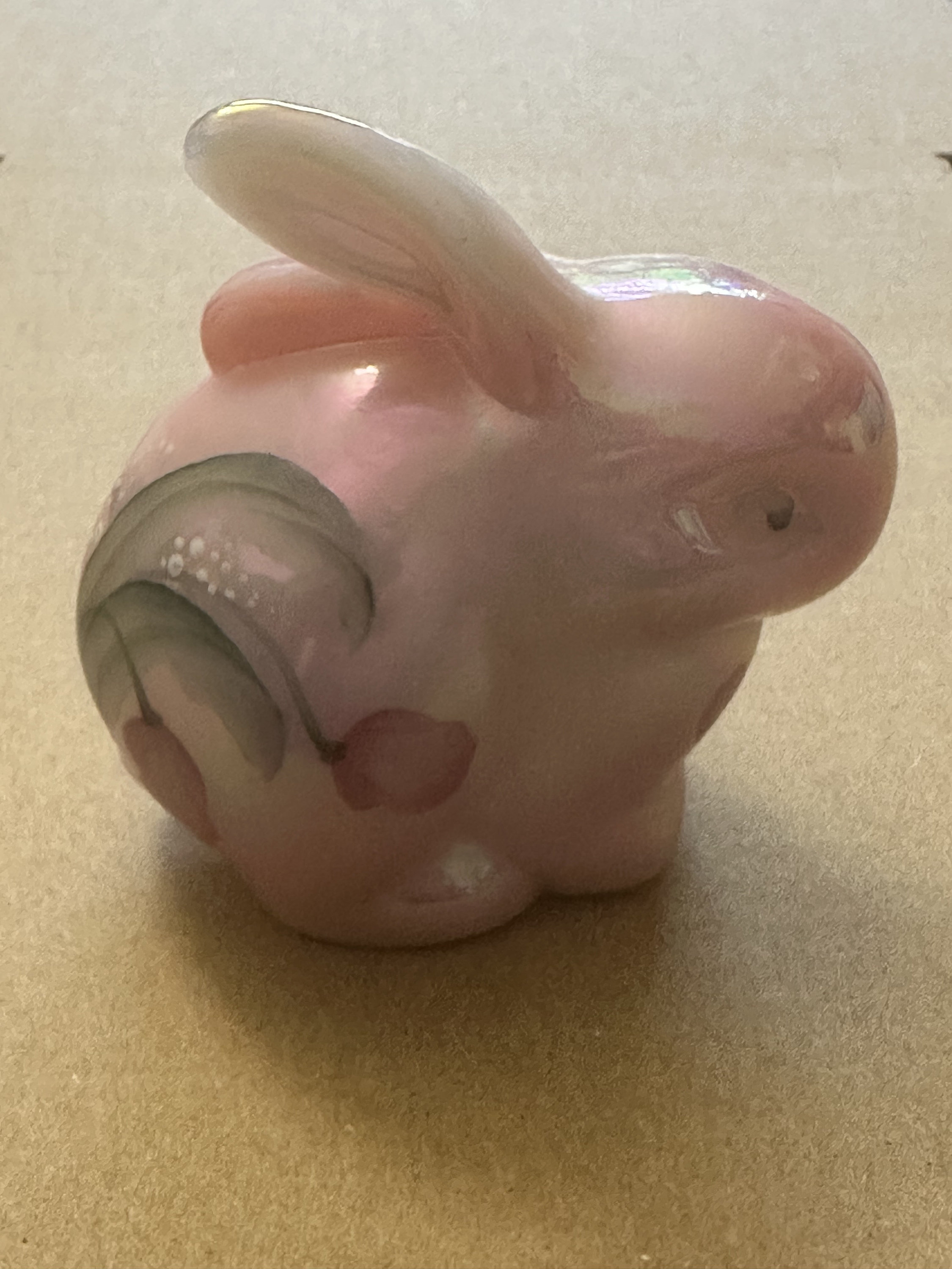 Bunny Rabbit Hand Sign Fenton QVC Exclusive Rabbit / Bunny - Hand Sign - Vintage Glass ...