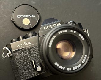 コシナ CT-1A ビンテージ SLR フィルムカメラ、コシナ 1:2 50 mm