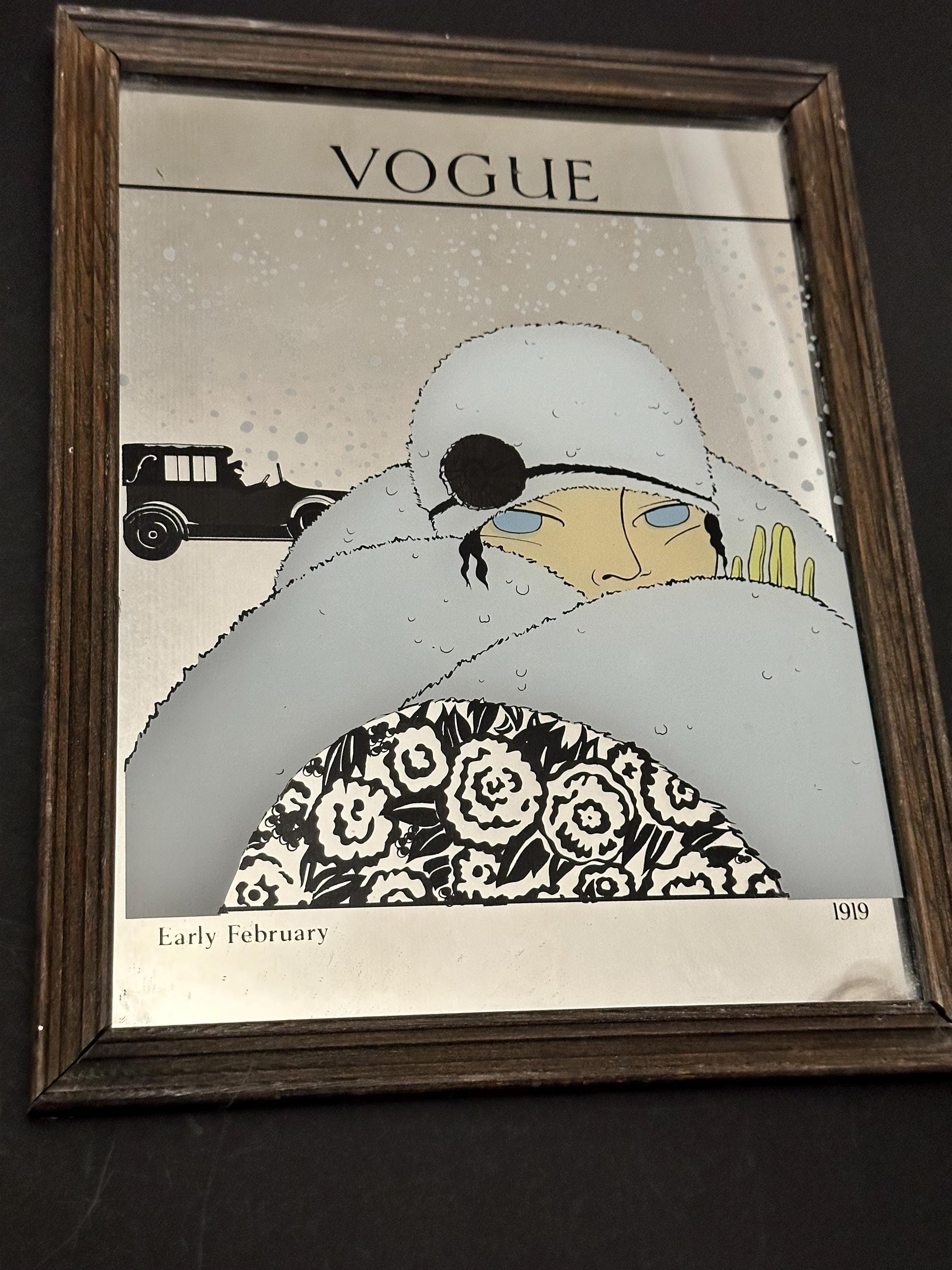 Vintage Vogue Mirror - Etsy