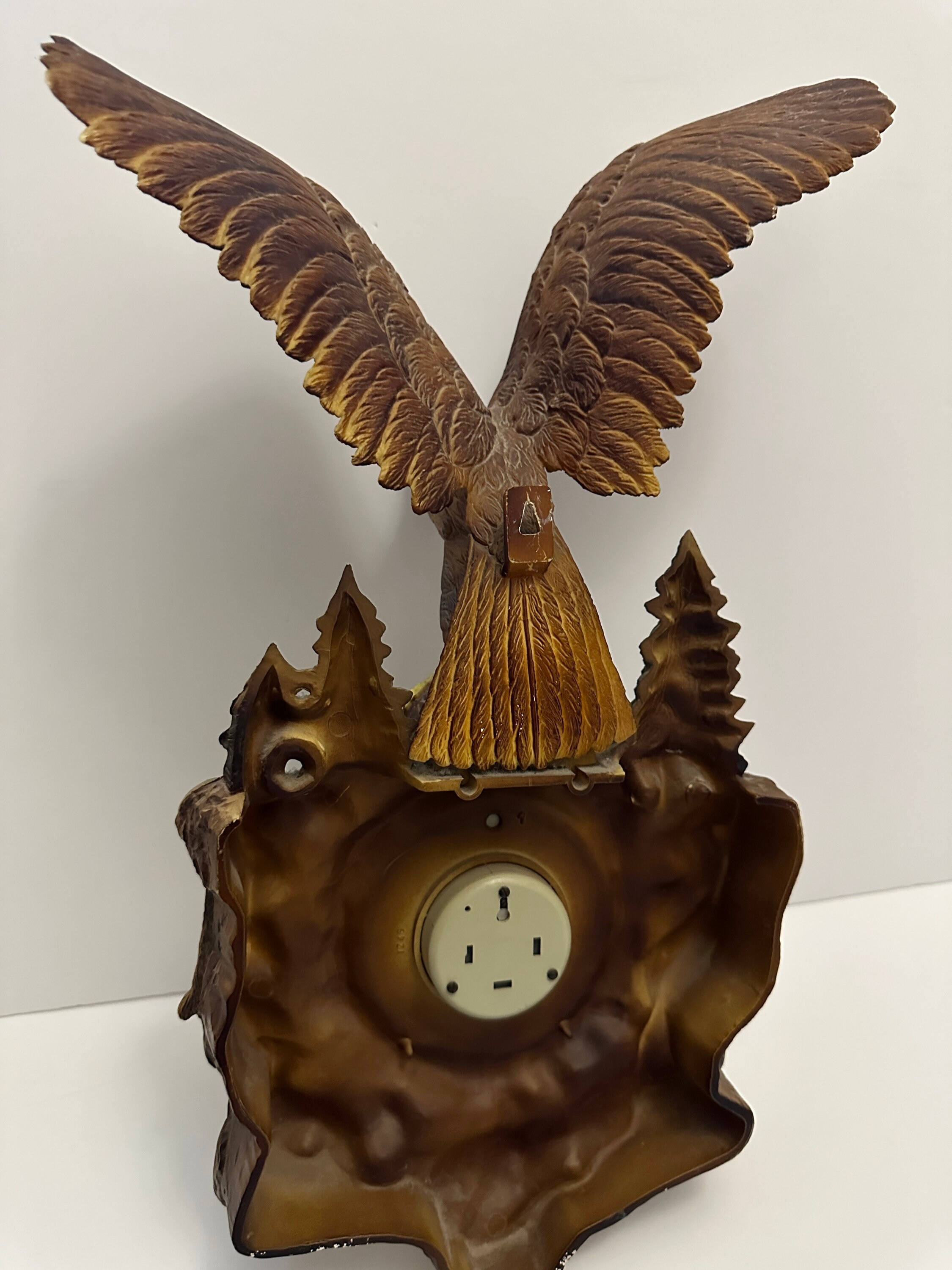 Vintage Eagle / Forest Scene Barometer - Plastic 40cm+ Tall - Etsy