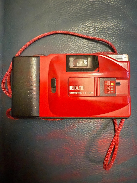 Ricoh YF-20 Vintage 35mm Film Camera in Red - Etsy