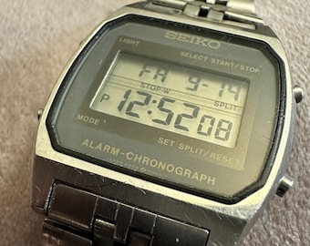Vintage Seiko Digital Alarm Choreograph Lcd Watch A904 5000 Vintage Seiko Digital Alarm Choreograph Lcd Watch A904 5000