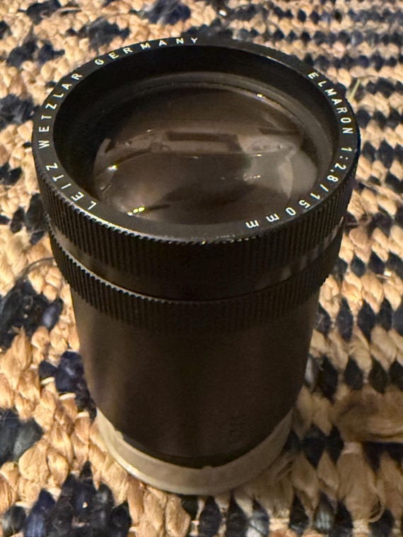 Leitz Wetzlar Elmaron 1:28 / 150mm Projector Lens - Vintage Made