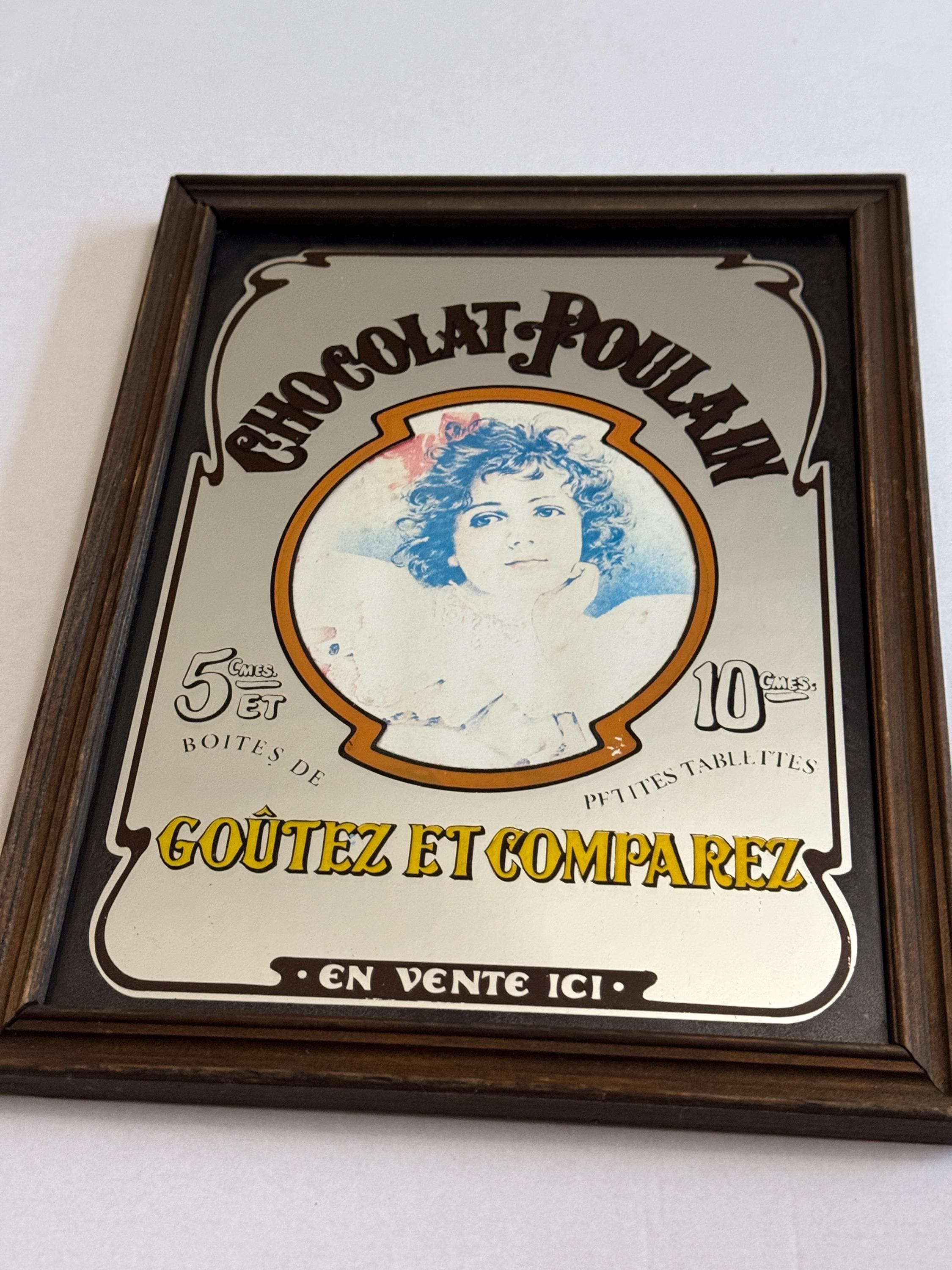 Chocolat Poulain - French Mirror - Chocolate Advertisement