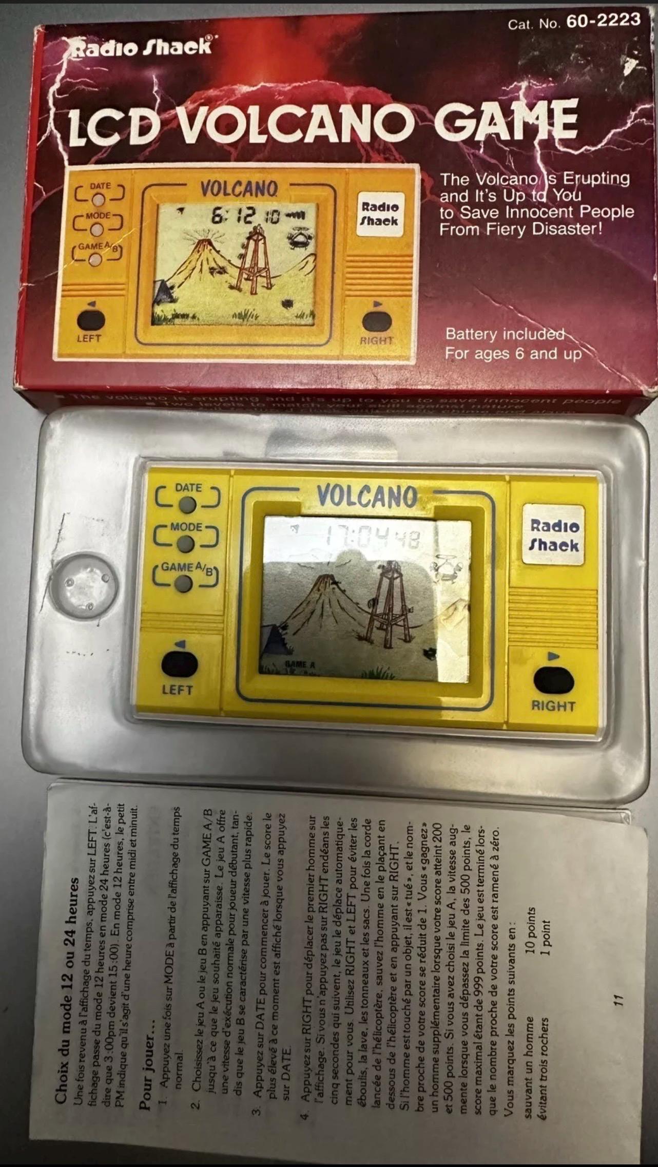Jeu électronique Portable Vintage Radio Shack Baseball N° 602476 - Années 80