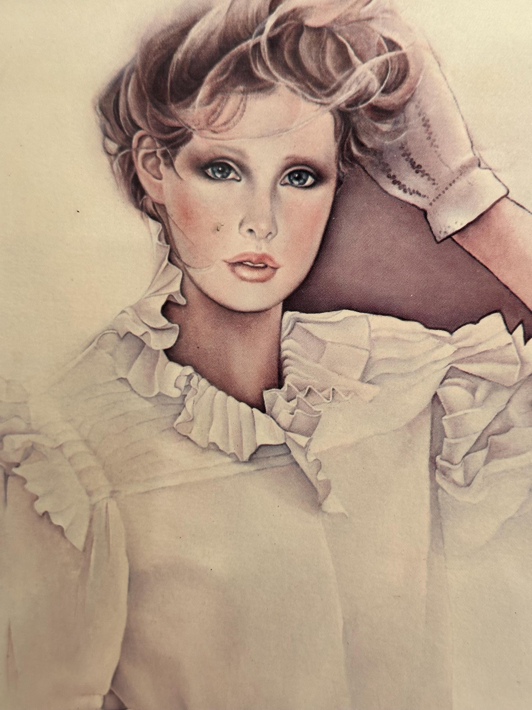 Sara Moon Vintage Small Framed Picture / Printe - Etsy