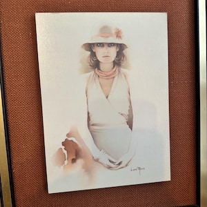 Vintage Sara Moon “Jacqueline” framed print - vintage female art form
