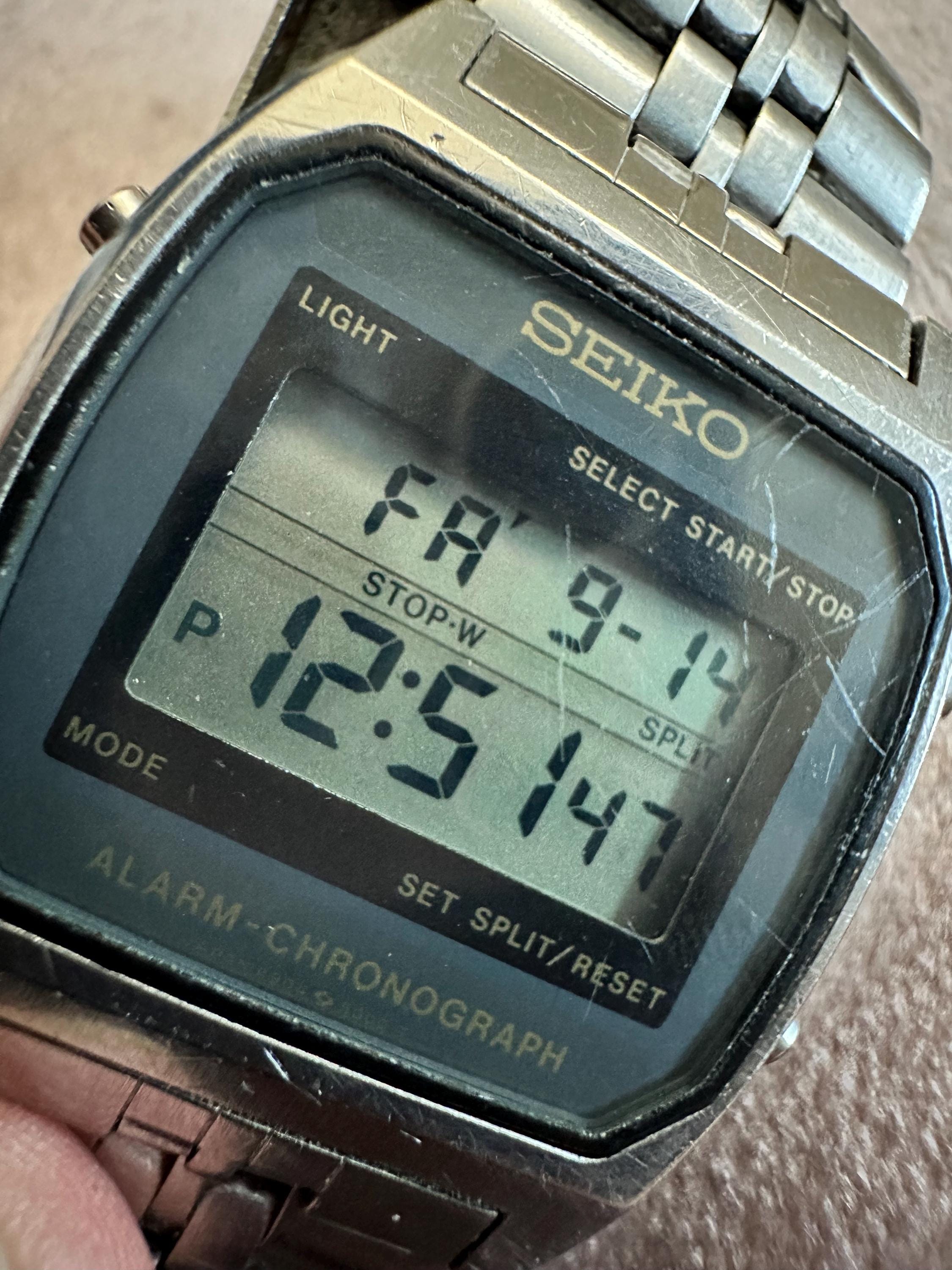 Vintage Seiko Digital Alarm Choreograph Lcd Watch A904 5000 Vintage Seiko Digital Alarm Choreograph Lcd Watch A904 5000