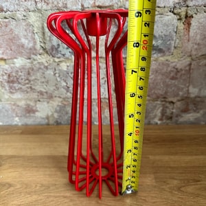 Vintage IKEA 1990s Tradig Ehlen Johansson Red Wire Candle holder Vintage - Retro designer piece
