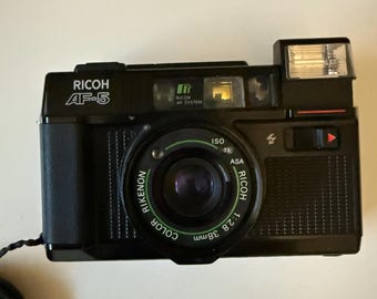 RARE Boxed Ricoh Gr1v Date: Black 35mm Film Camera - Tested - Etsy