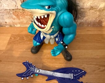 Street Sharks Vintage Rox Figure With Box - Mattel -(no