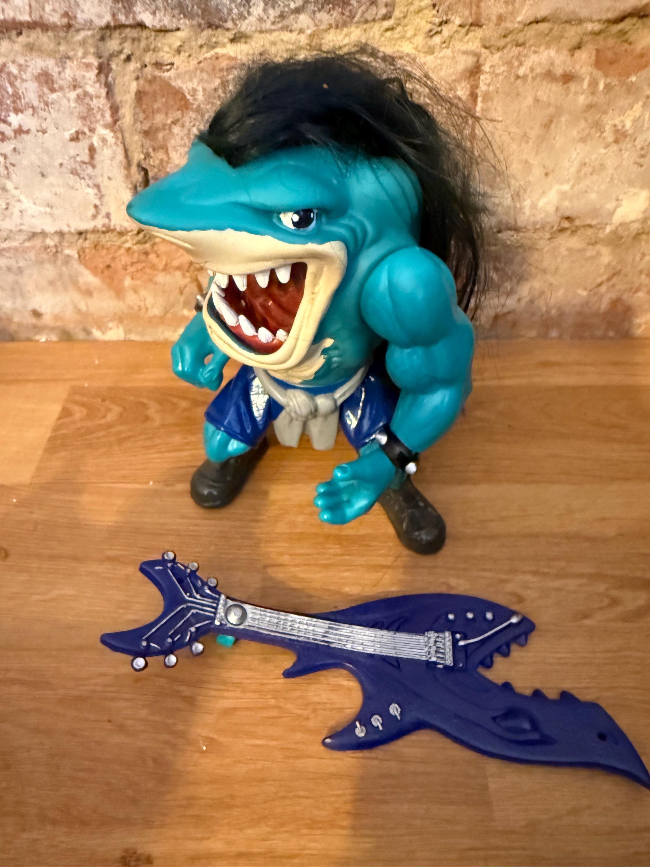 Street Sharks Vintage Rox Figure With Box - Mattel -(no