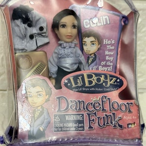 Lil Bratz Colin Dancefloor Funk Doll Vintage 2004 - Sealed in packaging
