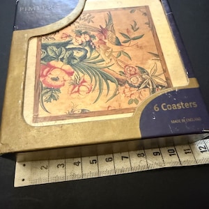 Vintage Pimpernel Oriental Expressions drinks coasters - set of 6