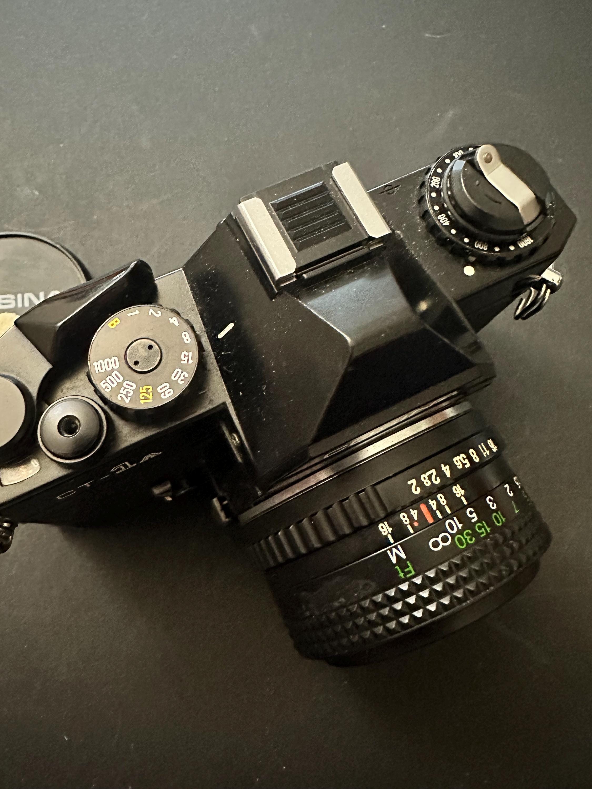 Cosina CT-1A Vintage SLR Film Camera With Cosina 1:2 50mm