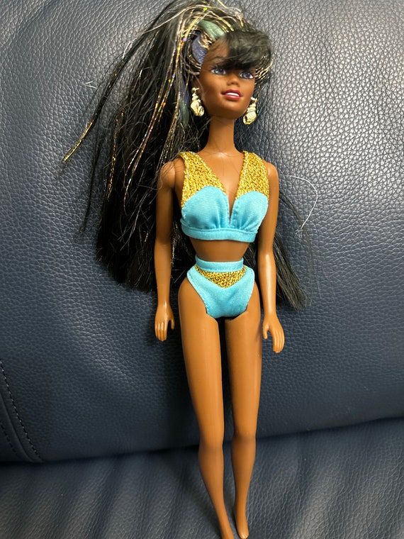 Barbie Splash N Color Colour Christie Vintage Doll Mattel Etsy