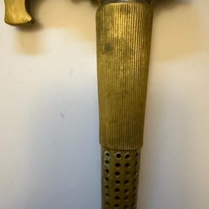 Vintage brass faucet / beer keg  tap - antique - bar collectible Hallam and sons