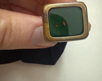 Cordón/cinta de reloj de bolsillo antiguo del siglo XIX - metal dorado, 1870-1890