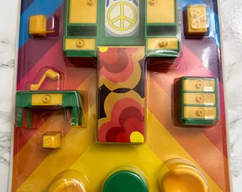 Muebles para muñecas vintage Jean Hoefler - Alemania gama Peace 1960/70s Groovy Style - Un poco más pequeño que la escala de Pippa