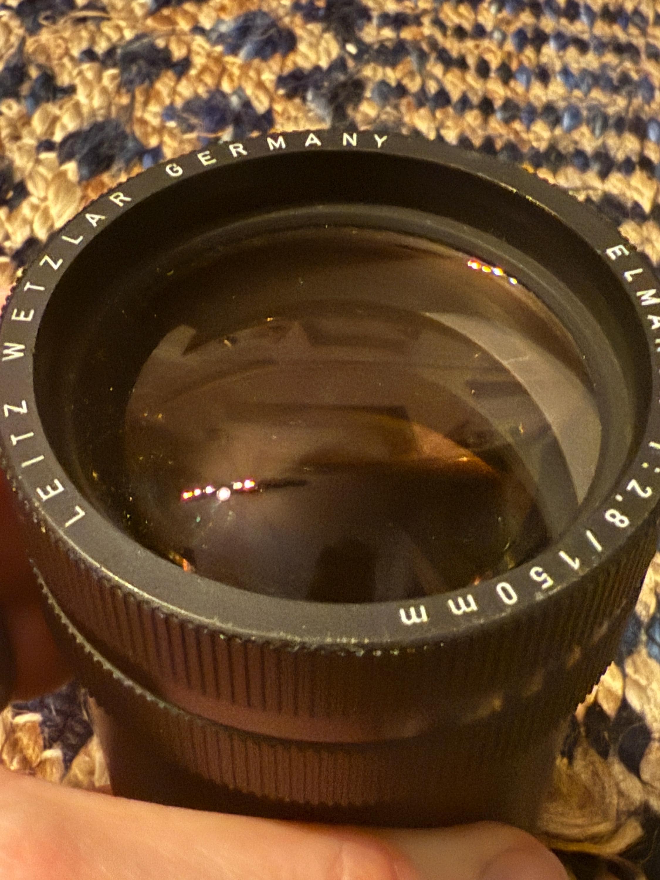 Leitz Wetzlar Elmaron 1:28 / 150mm Projector Lens - Vintage Made