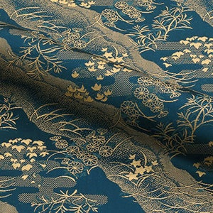 SILK 金らん(gold brocade) - Japanese traditional woven fabric &quot;SILK KINRAN&quot;  K2-02200
