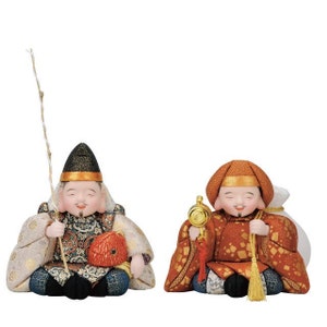 IWAI EBISU・DAIKOKU (Pair) &quot;01-665” Kimekomi Craft Kit  Japanese Traditional Doll