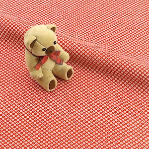 Patterned Chirimen(Crepe) "C3-00010"Japanese traditional woven fabric