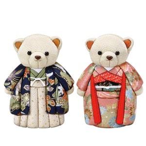 ICHIMATSU KUMA SAN &quot;01-929” Kimekomi Craft Kit  Japanese Traditional Doll