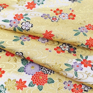 YUZEN- Japanese traditional dyed fabric &quot;Y1-01610&quot;