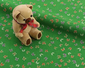 Patterned Chirimen(Crepe) "C3-01170" Japanese traditional woven fabric
