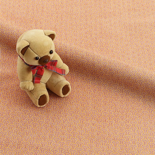 Patterned Chirimen(Crepe) "C3-01030" Japanese traditional woven fabric