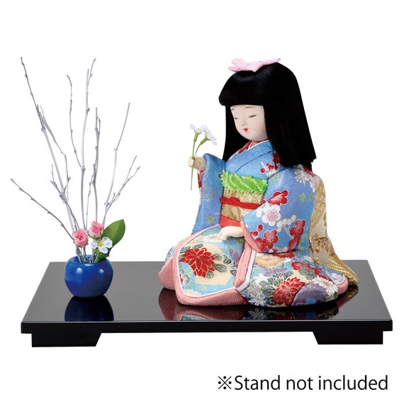 Japanese Wooden Doll Vtg Hime-Daruma Statue Kimono Traditional Craft B, Online Shop
