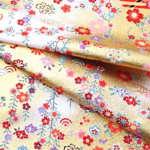 YUZEN- Japanese traditional dyed fabric &quot;Y1-01360&quot;