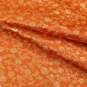 金らん(gold brocade) - Japanese traditional woven fabric &quot;KINRAN&quot; K1-06220 -KImono fabric