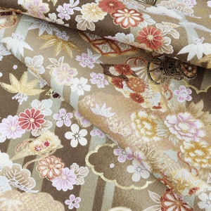 YUZEN- Japanese traditional dyed fabric &quot;Y1-01260&quot;