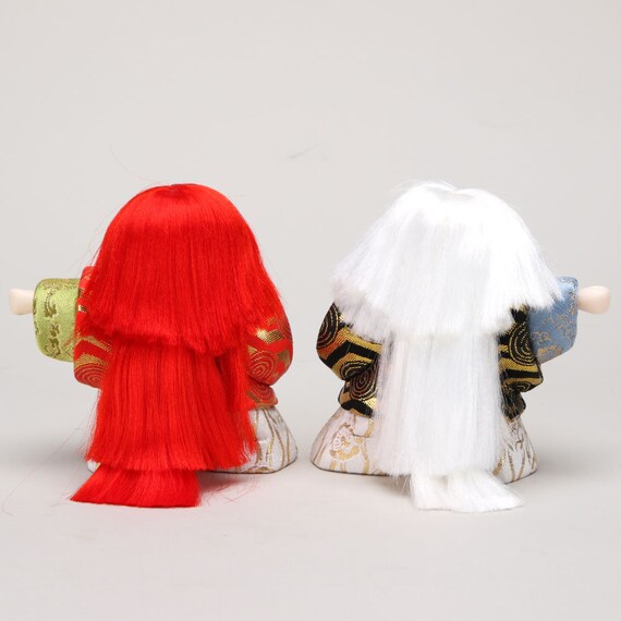 おさな連獅子 「01-877」 木目込み工作キット - 日本の伝統人形 - Etsy