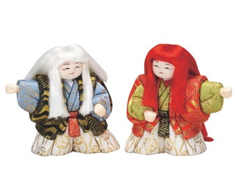 『即購入◎即日発送』手作り人形 おさな連獅子 「01-877」 木目込み工作キット - 日本の伝統人形 - Etsy