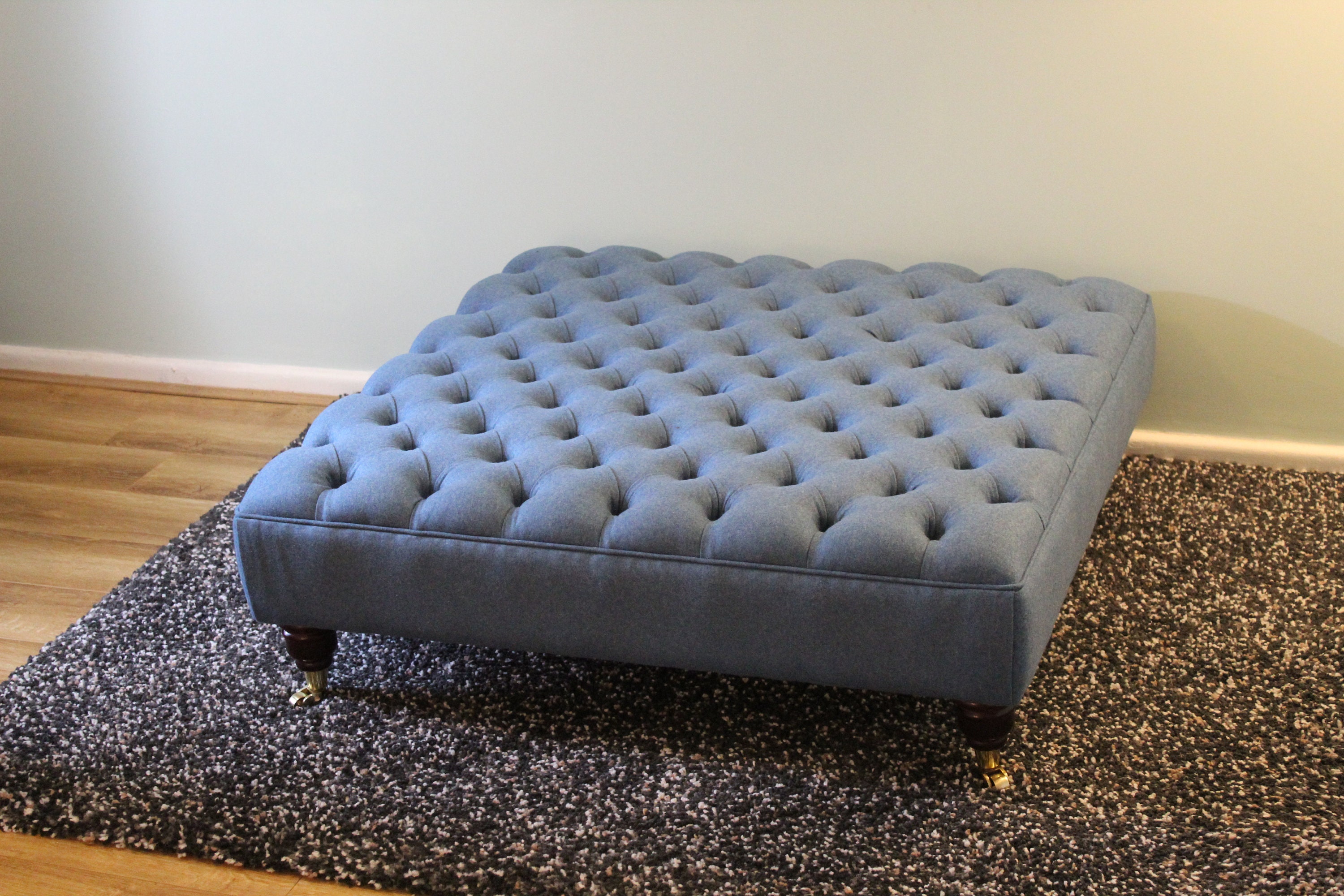 Extra Large Footstool Coffee Table Ottoman Bespoke Etsy UK