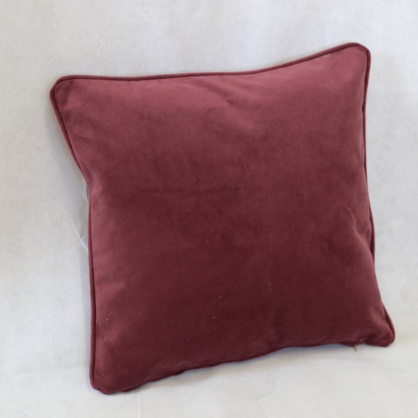 Dirty Rose Velvet Scatter Cushion- Warwick Fabrics Plush Velvet -Accent Cushion - Decorative Pillow - Various Colours Available - Dirty Pink